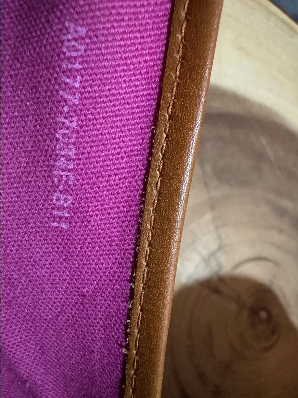 Coach Pink Espadrille with Tan Leather Trim